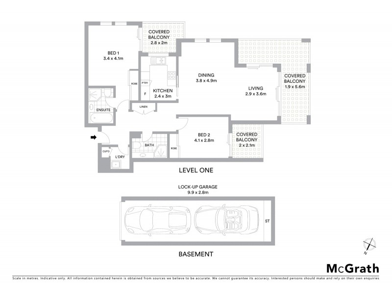 18/6 Paul Street, Bondi Junction NSW 2022 Floorplan