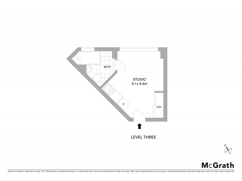 303/2B Mona Road, Darling Point NSW 2027 Floorplan