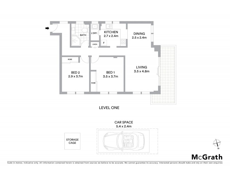 4/326 Arden Street, Coogee NSW 2034 Floorplan