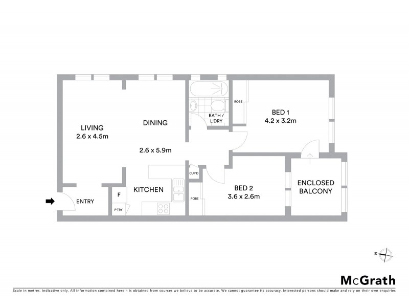 1/318 Bondi Road, Bondi Beach NSW 2026 Floorplan