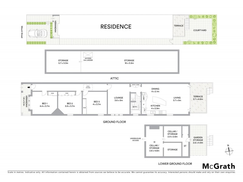 87 Mount Street, Coogee NSW 2034 Floorplan