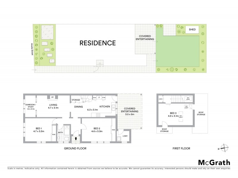 1 Ainslie Street, Kingsford NSW 2032 Floorplan