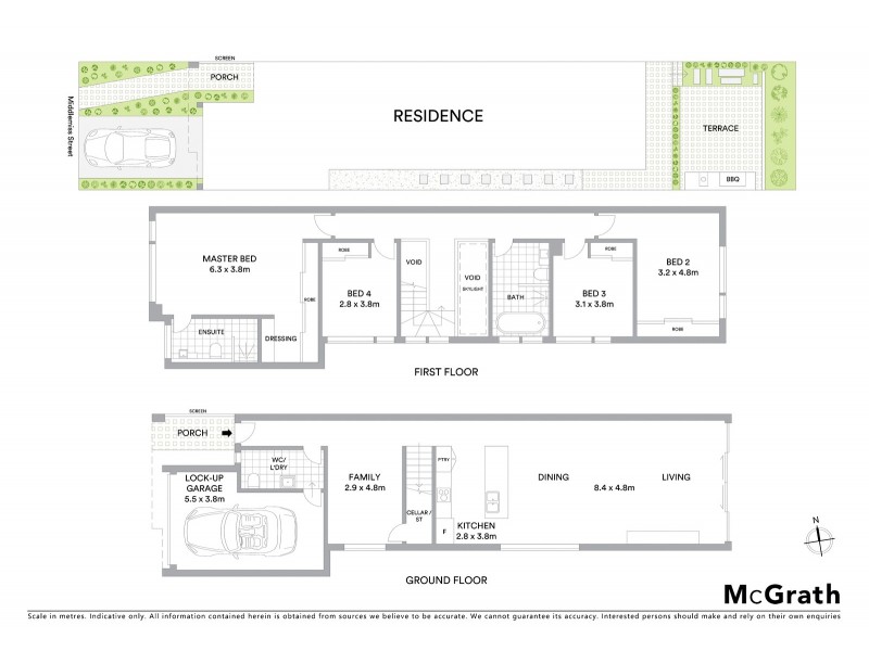 9A Middlemiss Street, Rosebery NSW 2018 Floorplan