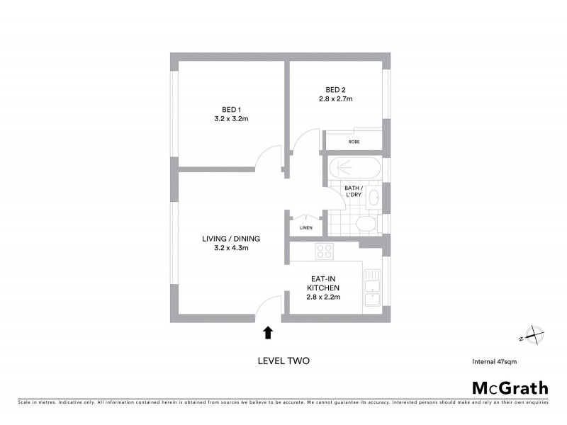 10/233 Carrington Road, Coogee NSW 2034 Floorplan