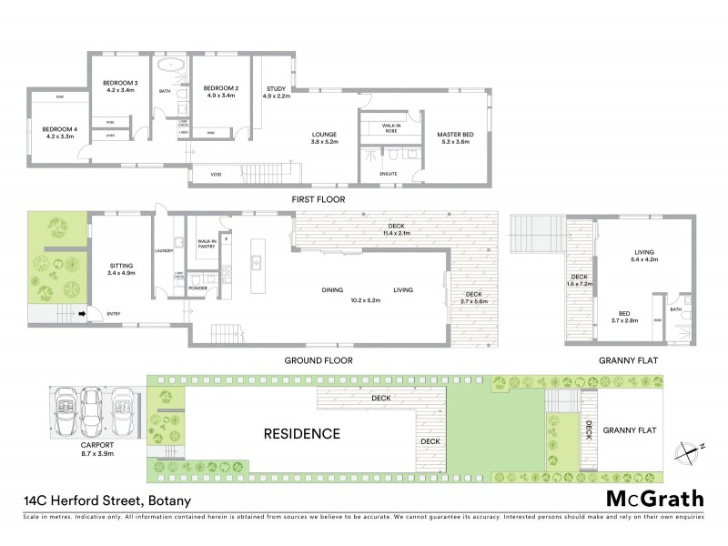 14C Herford Street, Botany NSW 2019 Floorplan