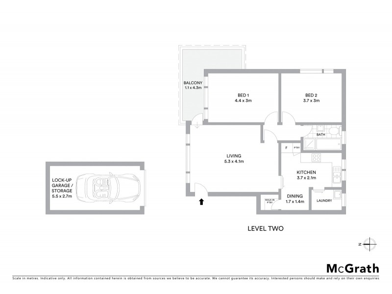 3/100 Mount Street, Coogee NSW 2034 Floorplan