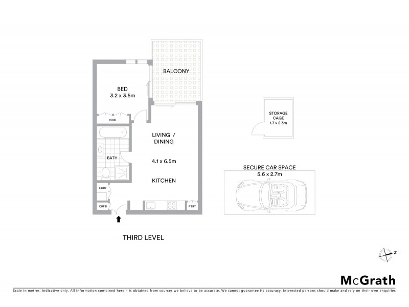 12/96 St Pauls Street, Randwick NSW 2031 Floorplan