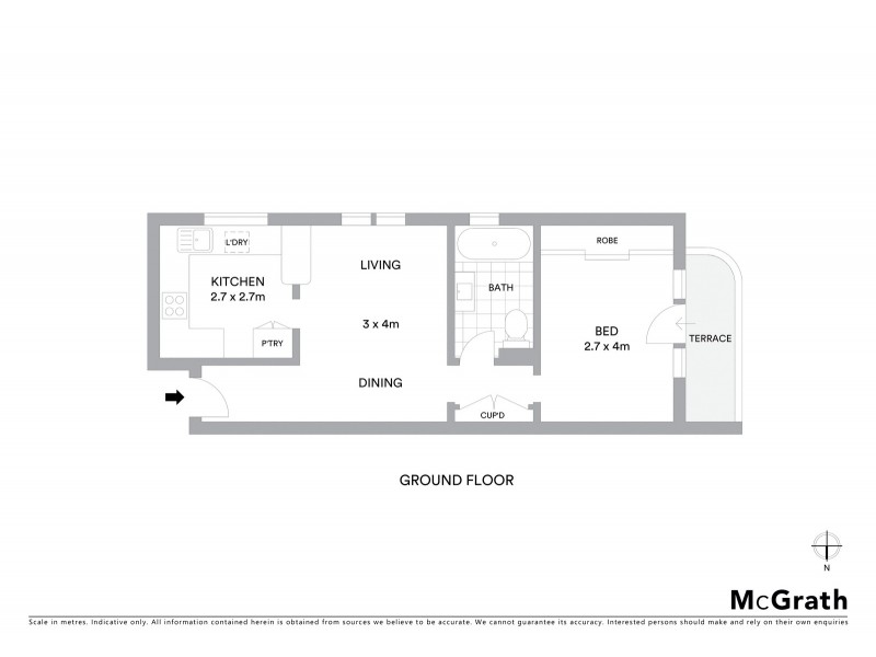 1/688 Old South Head Road, Rose Bay NSW 2029 Floorplan
