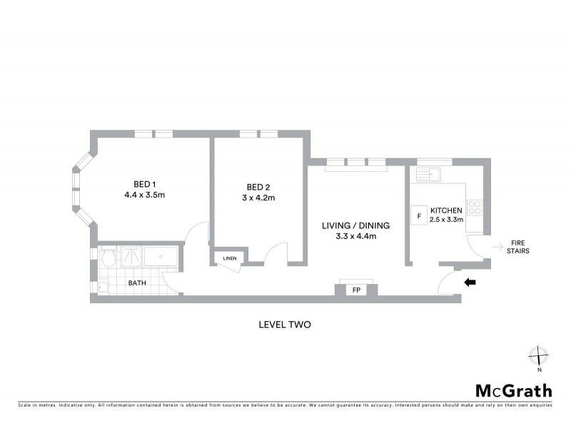 6/122 Brook Street, Coogee NSW 2034 Floorplan