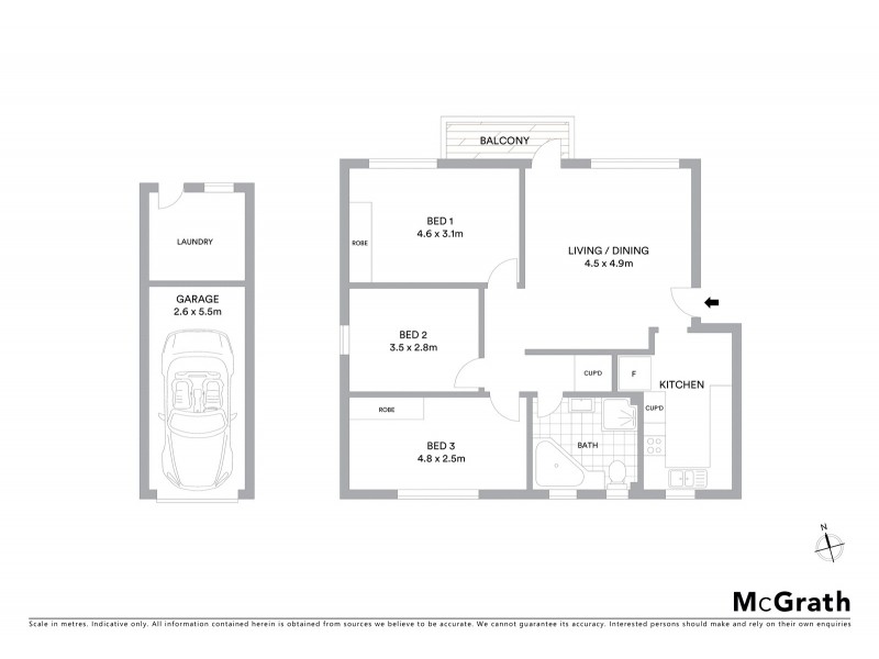 4/112 Garden Street, Maroubra NSW 2035 Floorplan