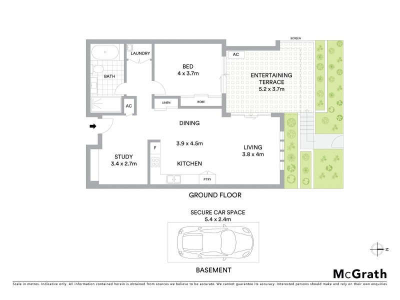 F1106/43 Wilson Street, Botany NSW 2019 Floorplan