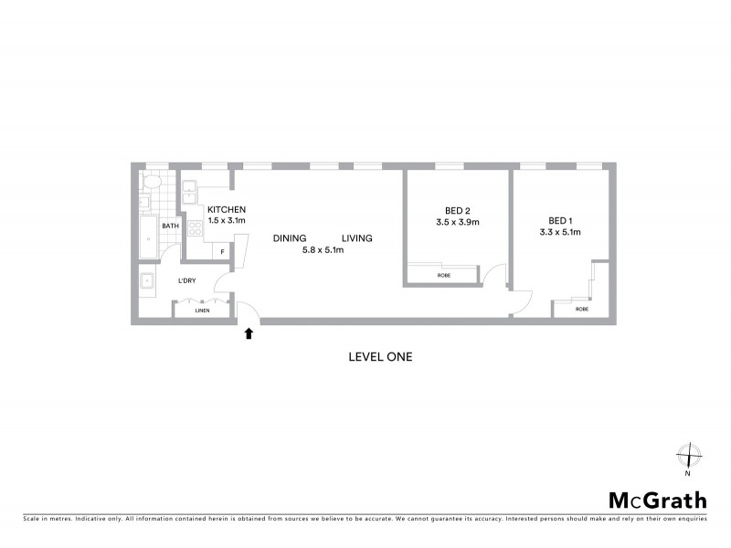 3/260 Arden Street, Coogee NSW 2034 Floorplan