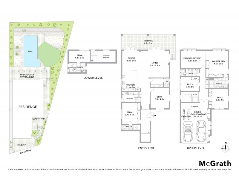 12 Arthur Street, Bellevue Hill NSW 2023 Floorplan