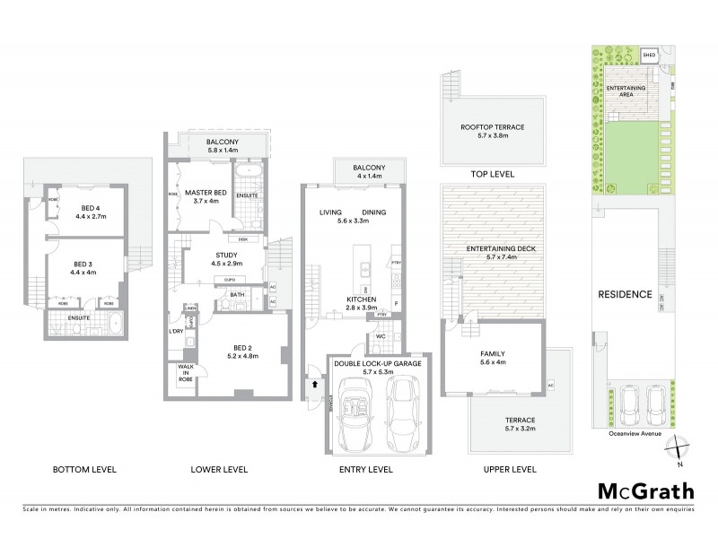 45 Oceanview Avenue, Dover Heights NSW 2030 Floorplan