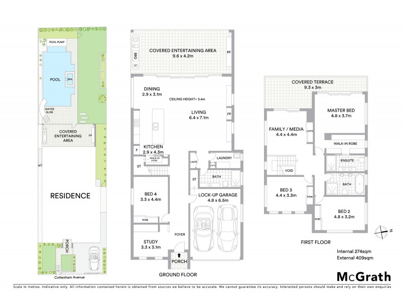 100 Cottenham Avenue, Kensington NSW 2033 Floorplan