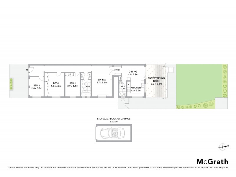 1/63 Carr Street, Coogee NSW 2034 Floorplan