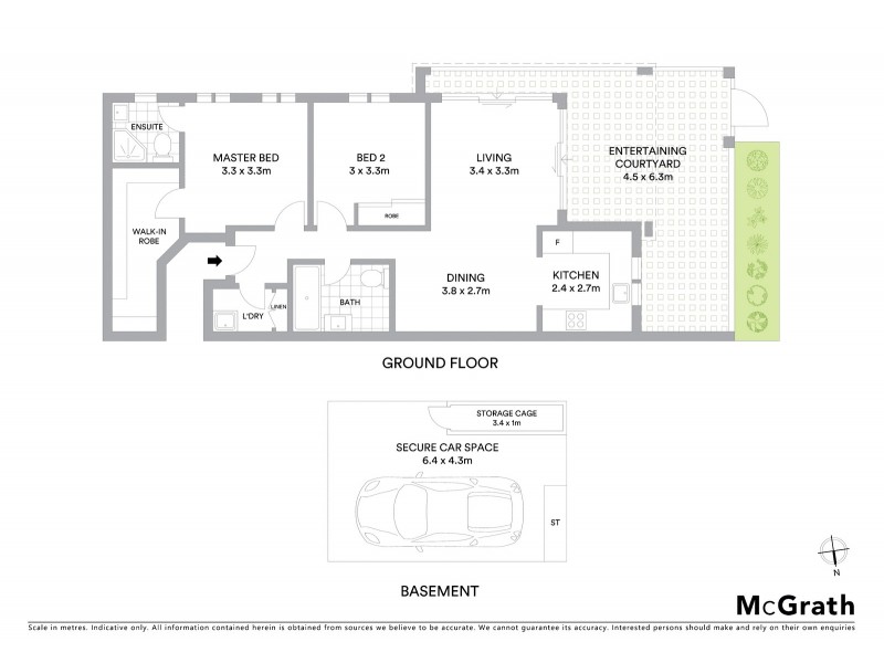 2/11 Hendy Avenue, Coogee NSW 2034 Floorplan