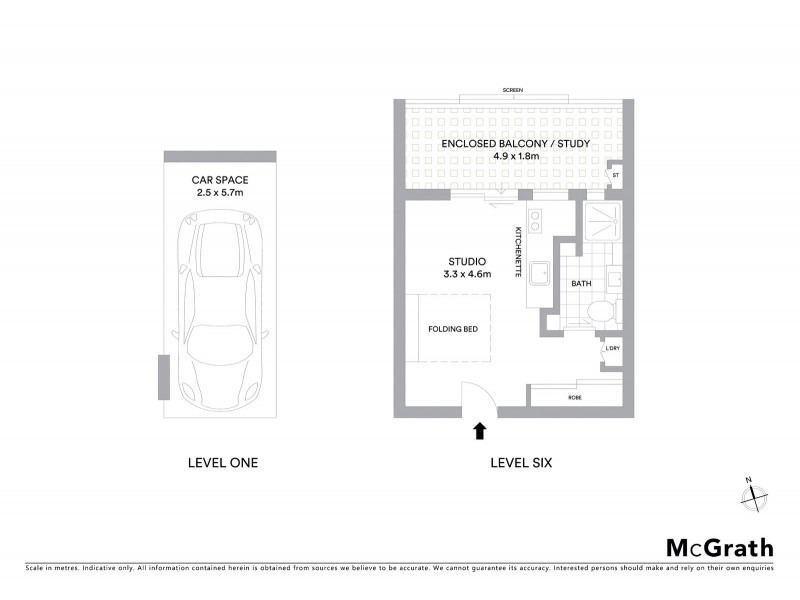 615/65 Belmore Road, Randwick NSW 2031 Floorplan
