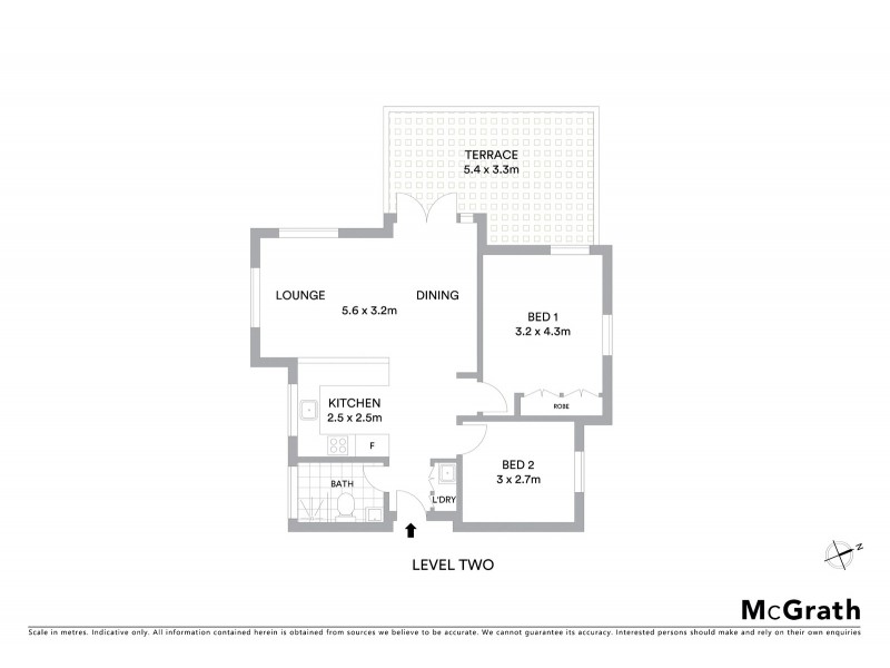 5/135 Carrington Road, Coogee NSW 2034 Floorplan