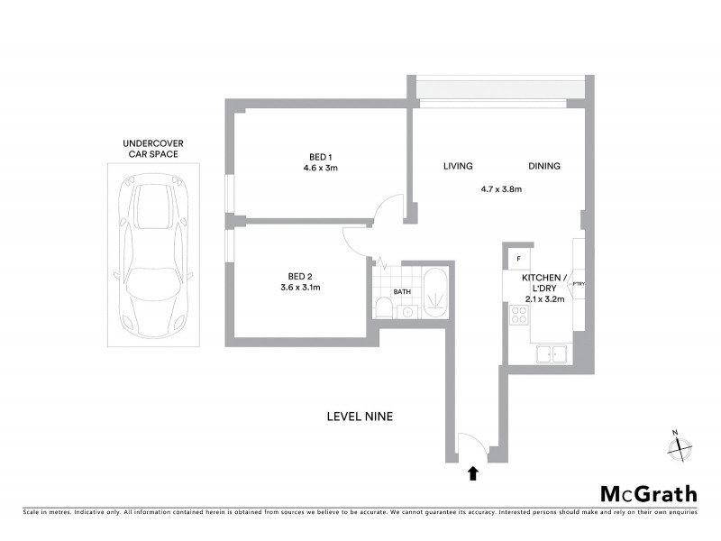 91/67 St Marks Road, Randwick NSW 2031 Floorplan