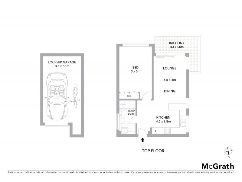 14/116 Mount Street, Coogee NSW 2034 Floorplan