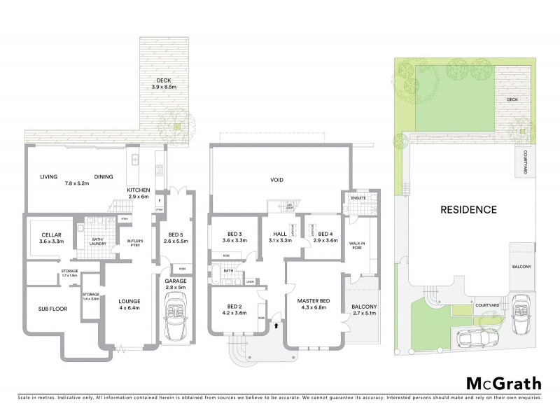 14 Blandford Avenue, Bronte NSW 2024 Floorplan
