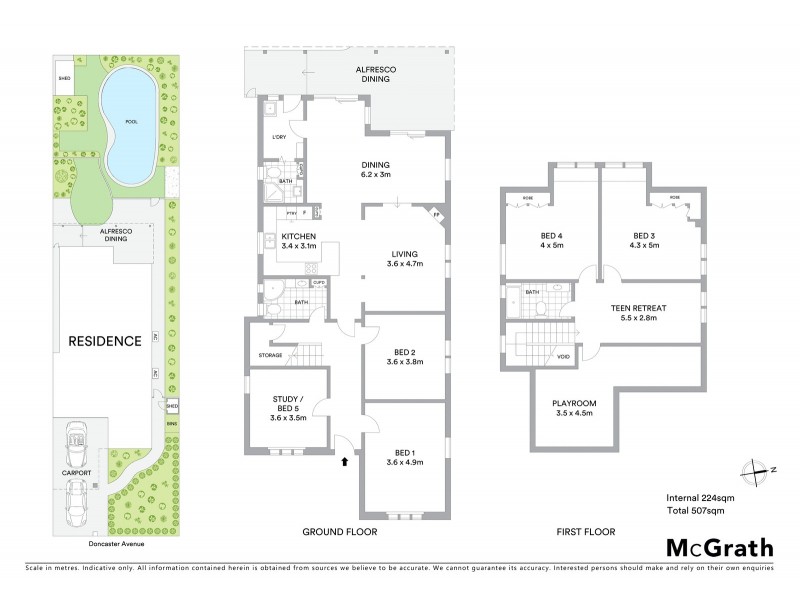 177 Doncaster Avenue, Kensington NSW 2033 Floorplan