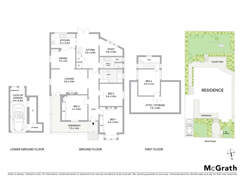 3 Quail Street, Coogee NSW 2034 Floorplan