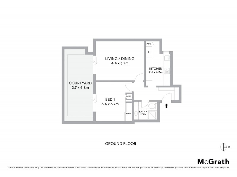 2/24 New Street, Bondi NSW 2026 Floorplan