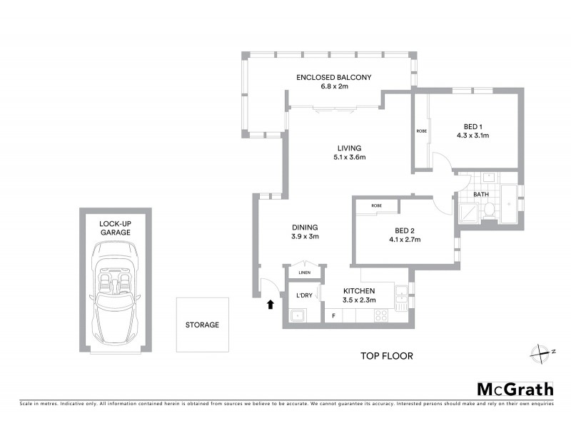 14/10 Cliffbrook Parade, Clovelly NSW 2031 Floorplan