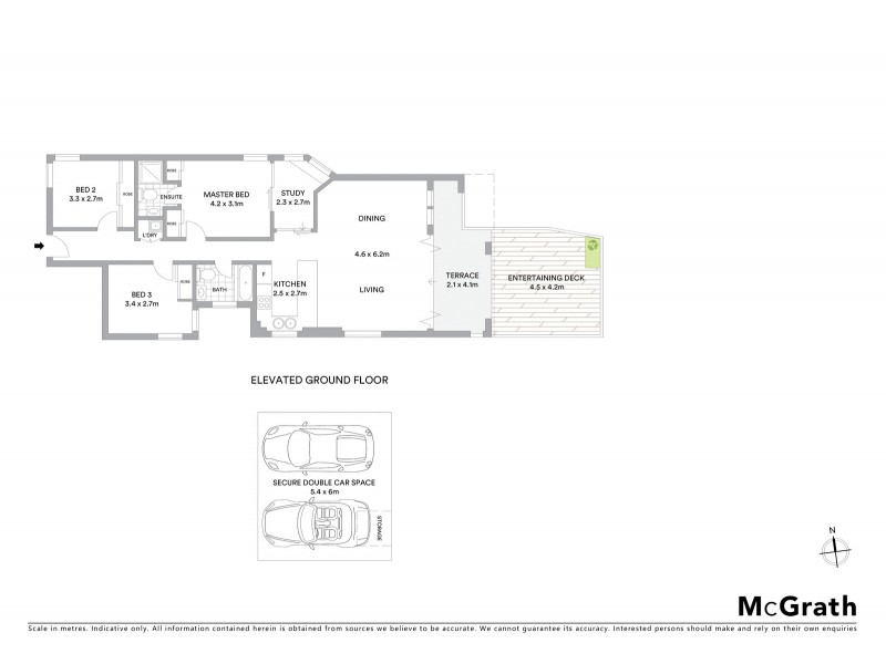 1/134 Brook Street, Coogee NSW 2034 Floorplan