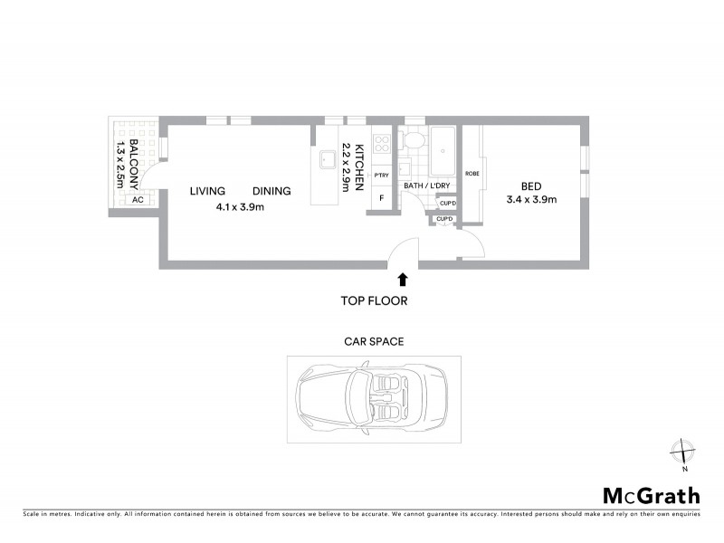 8/93 St Thomas Street, Clovelly NSW 2031 Floorplan