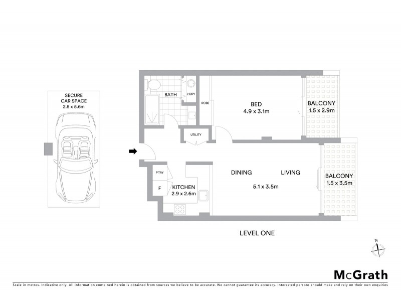 2/2 New McLean Street, Edgecliff NSW 2027 Floorplan
