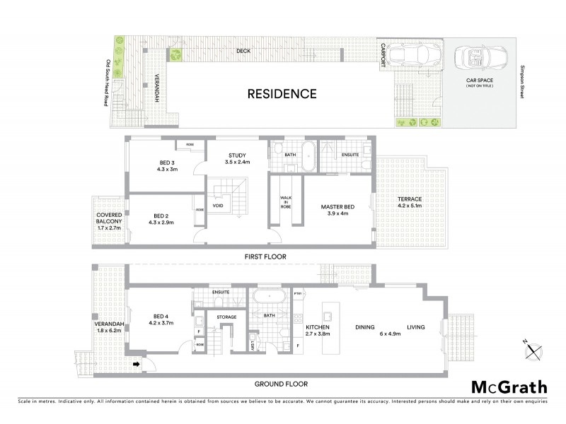 291 Simpson Street, Bondi NSW 2026 Floorplan