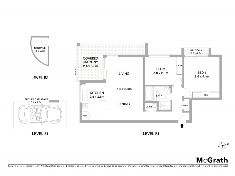 3/8 Burge Street, Vaucluse NSW 2030 Floorplan