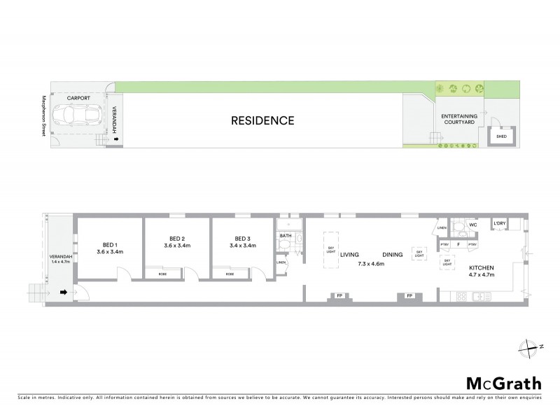 94 Macpherson Street, Bronte NSW 2024 Floorplan