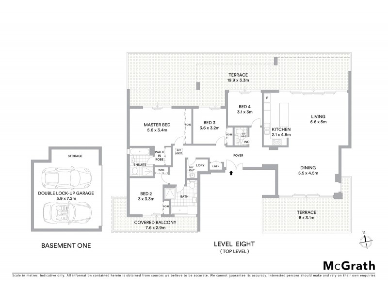 22/42 Waverley Street, Bondi Junction NSW 2022 Floorplan