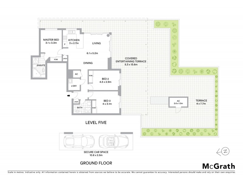 32/7 Crystal Street, Waterloo NSW 2017 Floorplan