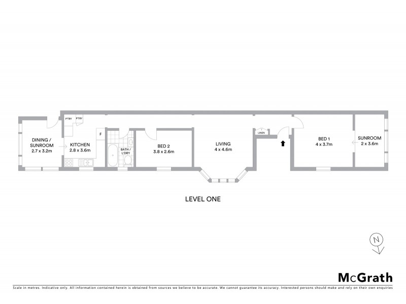 2/17 Alexander Street, Coogee NSW 2034 Floorplan
