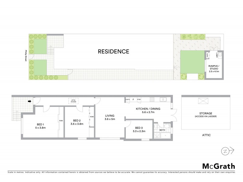 32 Philip Street, Bondi NSW 2026 Floorplan