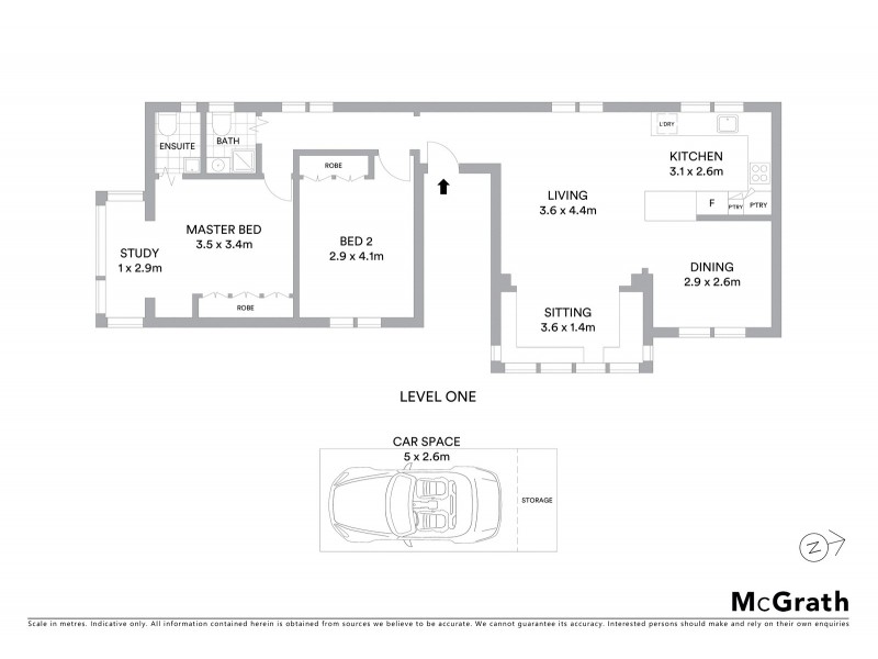 11/247 Oberon Street, Coogee NSW 2034 Floorplan