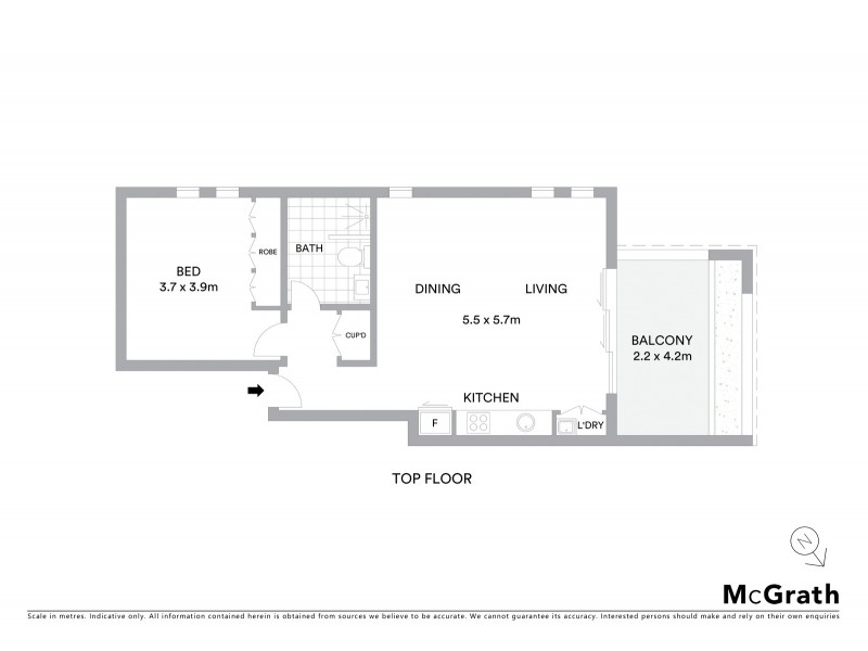 5/153 Cook Road, Centennial Park NSW 2021 Floorplan