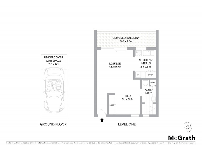 2/42 Macpherson Street, Bronte NSW 2024 Floorplan