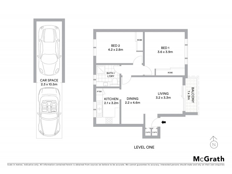 9/316 Clovelly Road, Clovelly NSW 2031 Floorplan