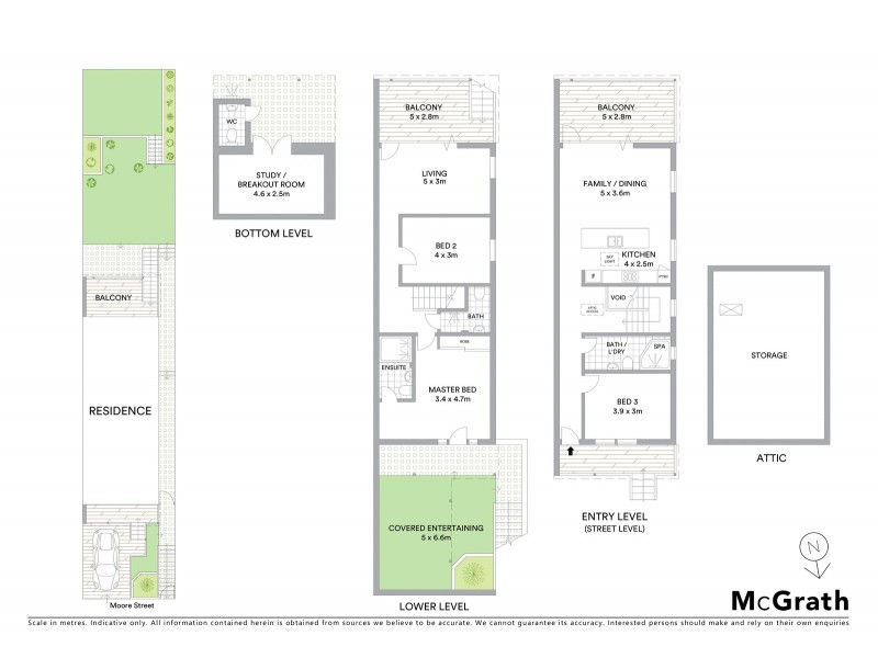 1 Moore Street, Coogee NSW 2034 Floorplan