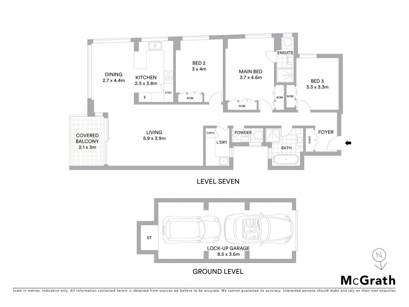 27/178 Beach Street, Coogee NSW 2034 Floorplan