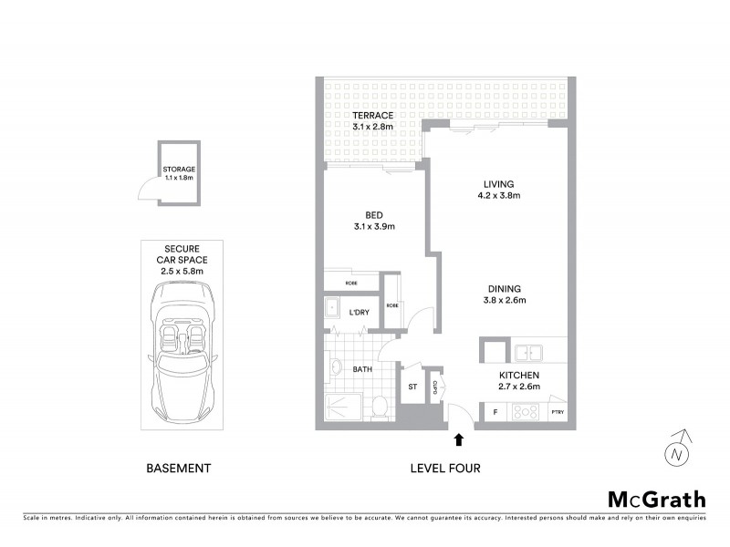 411/8 Jenner Street, Little Bay NSW 2036 Floorplan