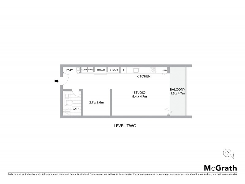 18/8 Jaques Avenue, Bondi Beach NSW 2026 Floorplan