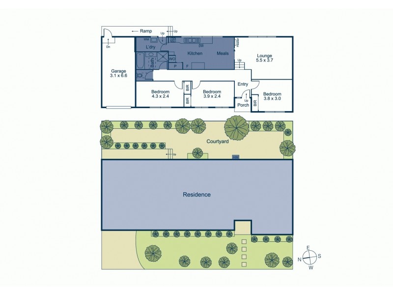 2/1188 Riversdale Road, Box Hill South VIC 3128 Floorplan