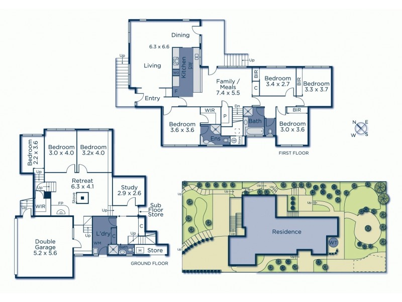 35 Montpellier Crescent, Templestowe Lower VIC 3107 Floorplan